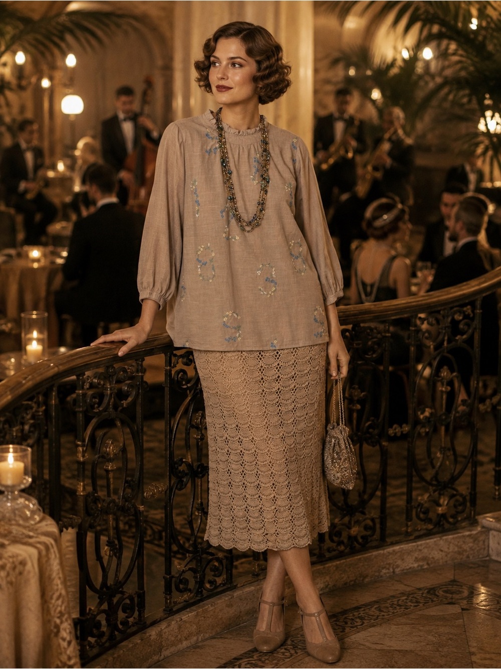 Quelle Chance embroidered whimsical top